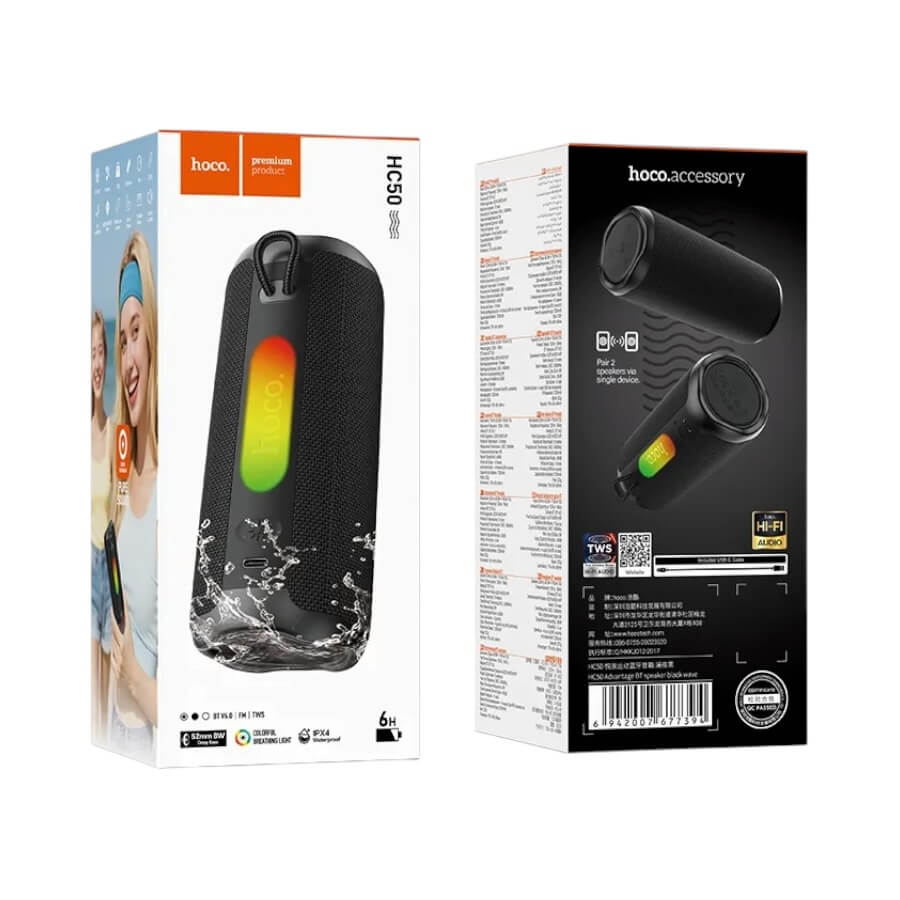 Hoco HC50 RGB Bluetooth Speaker