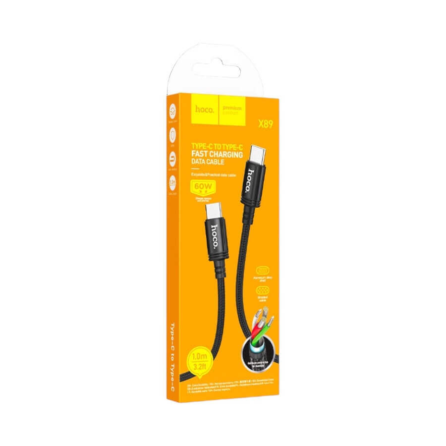 Hoco X89 USB-C to USB-C 60W Cable 1m