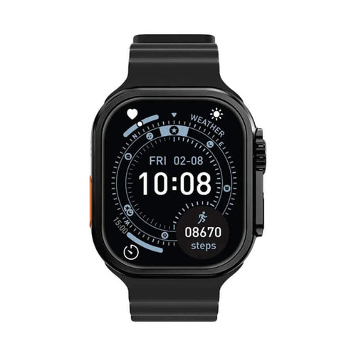 Greenlion Black smartwatch with a white background