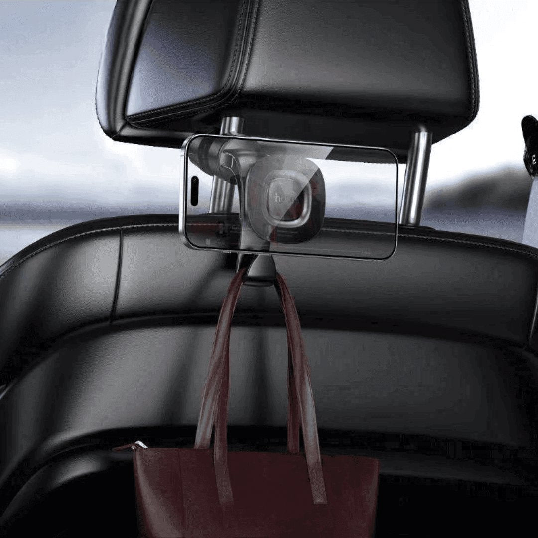 Hoco H99 2 in 1 Car Holder-Headrest Mounted Phone Stand Phone Holder Hoco 
