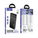 Hoco power bank packaging with front and back views on a white background
