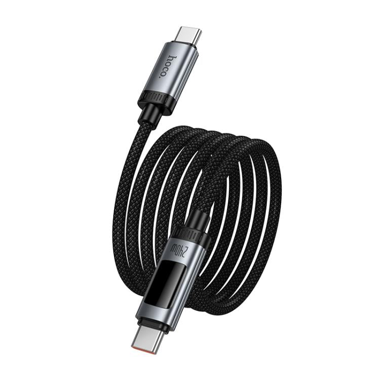 Hoco U148 Lord 240W Digital Display Type-C to Type-C Fast Charging Data Cable