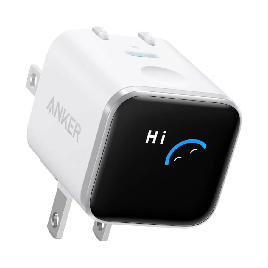 Anker Nano Charger (45W, Smart Display, 180° Foldable)