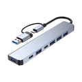 USB hub with multiple ports on a white background