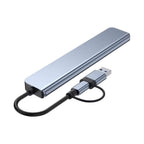 USB hub with a cable on a white background